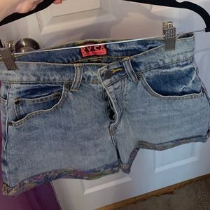 high waisted mom shorts